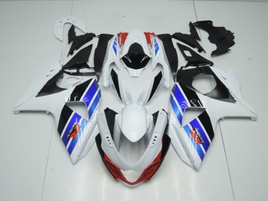 Weiß Blau Schwarz 09-16 GSXR 1000 Motorrad Verkleidung
