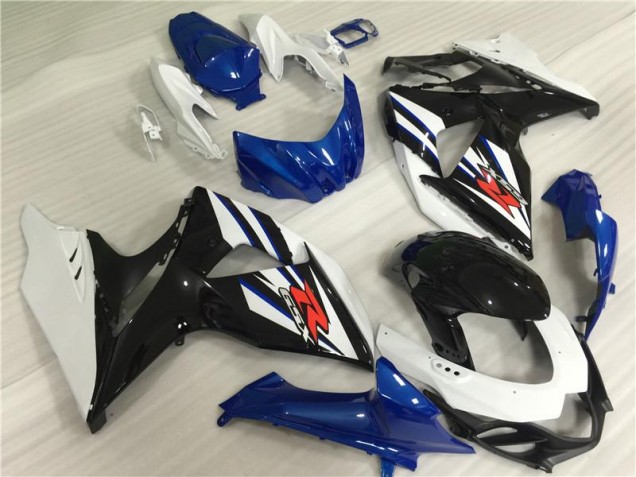 Weiß Blau Schwarz 09-16 GSXR 1000 Motorrad Verkleidungen Weiß Blau Schwarz 09-16 GSXR 1000 Motorrad Verkleidungen