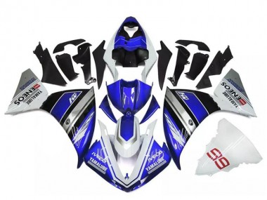 Weiß Blau Silber 09-11 YZF R1 Motorrad Verkleidung