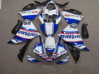 Weiß Blau Volvo Sterilgarda 25 12-14 YZF R1 Motorrad Verkleidung