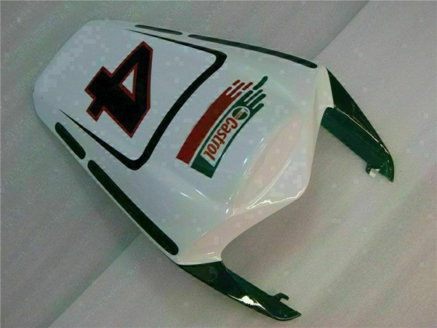 Weiß Castrol 4 08-11 CBR1000RR Motorrad Verkleidung Weiß Castrol 4 08-11 CBR1000RR Motorrad Verkleidung