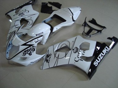 Weiß Corona 03-04 GSXR 1000 Motorrad Verkleidung