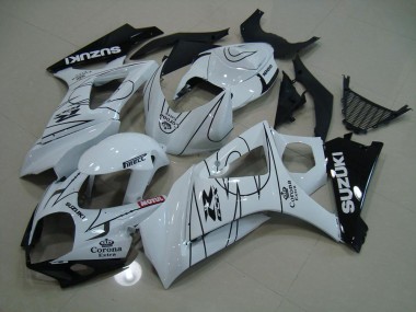 Weiß Corona 07-08 GSXR 1000 Motorrad Verkleidung