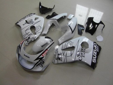 Weiß Corona 96-00 GSXR 600 Motorrad Verkleidung