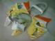 Weiß Gelb Flamme 00-02 ZX6R Motorrad Verkleidung Weiß Gelb Flamme 00-02 ZX6R Motorrad Verkleidung