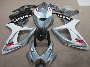 Weiß Grau 06-07 GSXR 600 Motorrad Verkleidung