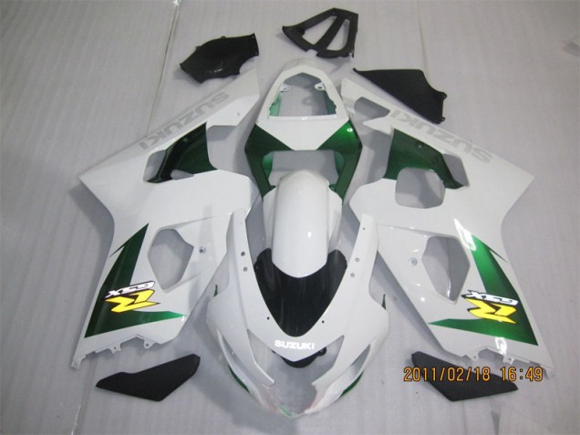 Weiß Grün 04-05 GSXR 600 Motorrad Verkleidung Weiß Grün 04-05 GSXR 600 Motorrad Verkleidung