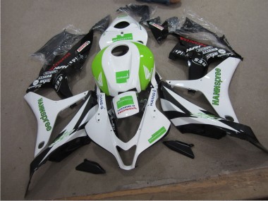 Weiß Grün Hannspree 04-05 CBR1000RR Motorrad Verkleidung