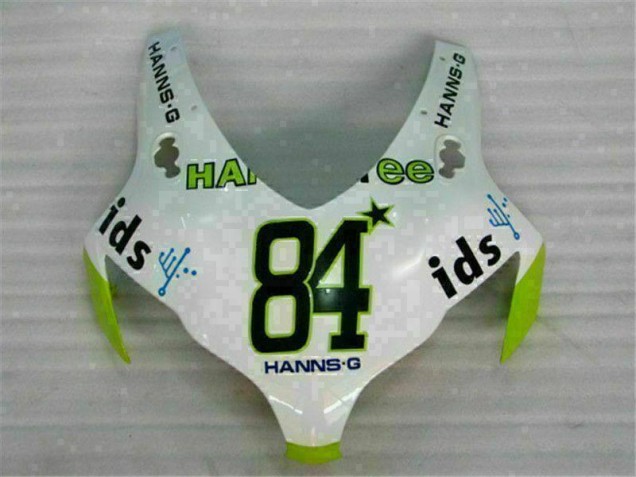 Weiß Grün Hannspree 84 08-11 CBR1000RR Motorrad Verkleidung Weiß Grün Hannspree 84 08-11 CBR1000RR Motorrad Verkleidung