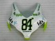 Weiß Grün Hannspree 84 08-11 CBR1000RR Motorrad Verkleidung Weiß Grün Hannspree 84 08-11 CBR1000RR Motorrad Verkleidung