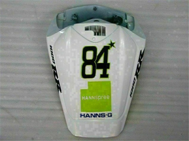 Weiß Grün Hannspree 84 08-11 CBR1000RR Motorrad Verkleidung Weiß Grün Hannspree 84 08-11 CBR1000RR Motorrad Verkleidung