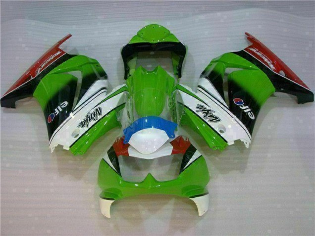 Weiß Grün Schwarz Ninja 08-12 EX250 Motorrad Verkleidung Weiß Grün Schwarz Ninja 08-12 EX250 Motorrad Verkleidung