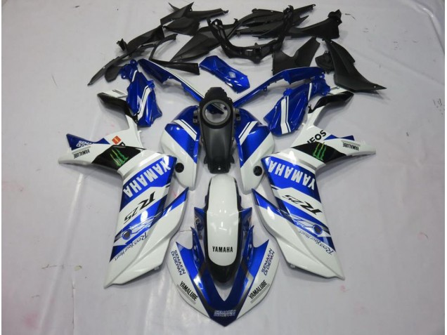 Weiß Monster 15-22 YZF R3 Motorrad Verkleidung
