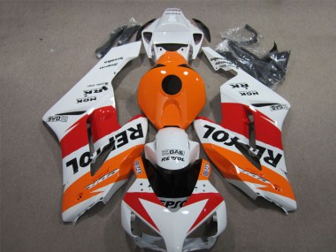 Weiß Orange Repsol 04-05 CBR1000RR Motorrad Verkleidung