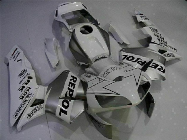 Weiß Repsol 03-04 CBR600RR Motorrad Verkleidung Weiß Repsol 03-04 CBR600RR Motorrad Verkleidung
