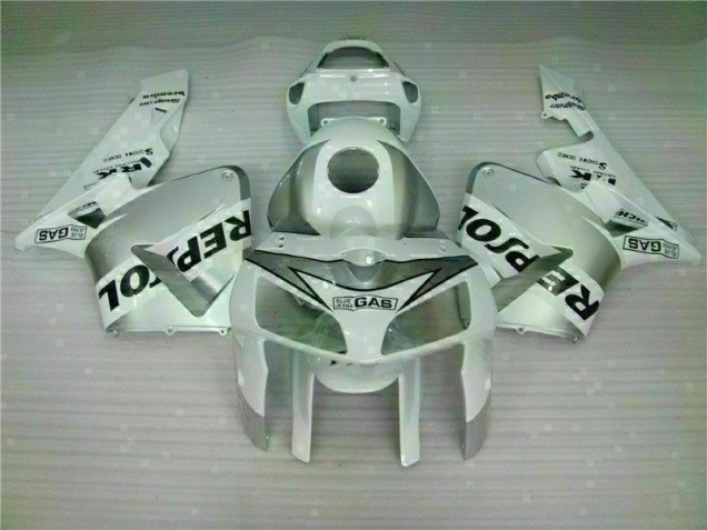 Weiß Repsol 05-06 CBR600RR Motorrad Verkleidungen Weiß Repsol 05-06 CBR600RR Motorrad Verkleidungen