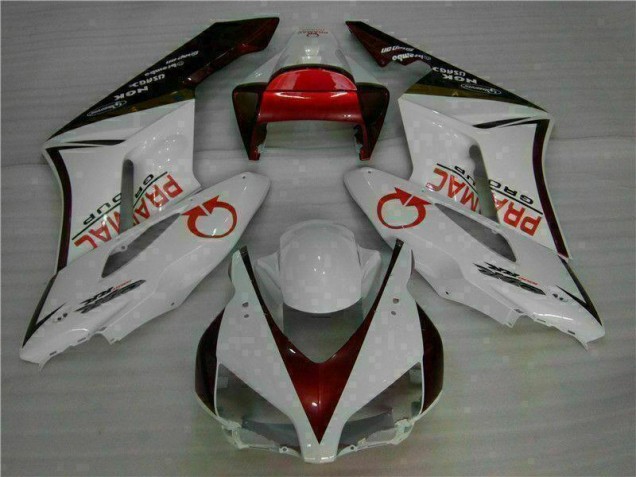 Weiß Rot 04-05 CBR1000RR Motorrad Vollverkleidung