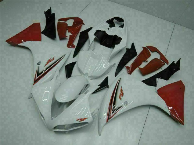 Weiß Rot 09-11 YZF R1 Motorrad Verkleidung Weiß Rot 09-11 YZF R1 Motorrad Verkleidung