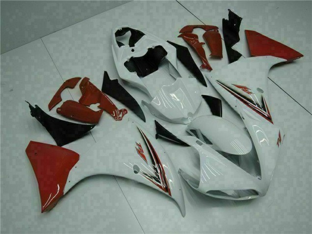 Weiß Rot 09-11 YZF R1 Motorrad Verkleidung Weiß Rot 09-11 YZF R1 Motorrad Verkleidung