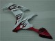 Weiß Rot Flamme 04-06 YZF R1 Motorrad Verkleidung Weiß Rot Flamme 04-06 YZF R1 Motorrad Verkleidung