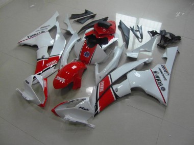 Weiß Rot OEM Stil 08-16 YZF R6 Motorrad Verkleidung