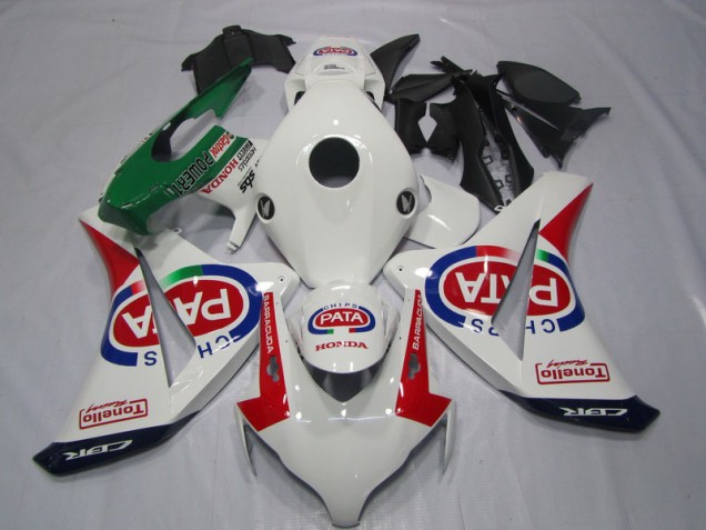 Weiß Rot PATA 08-11 CBR1000RR Motorrad Verkleidungen Weiß Rot PATA 08-11 CBR1000RR Motorrad Verkleidungen