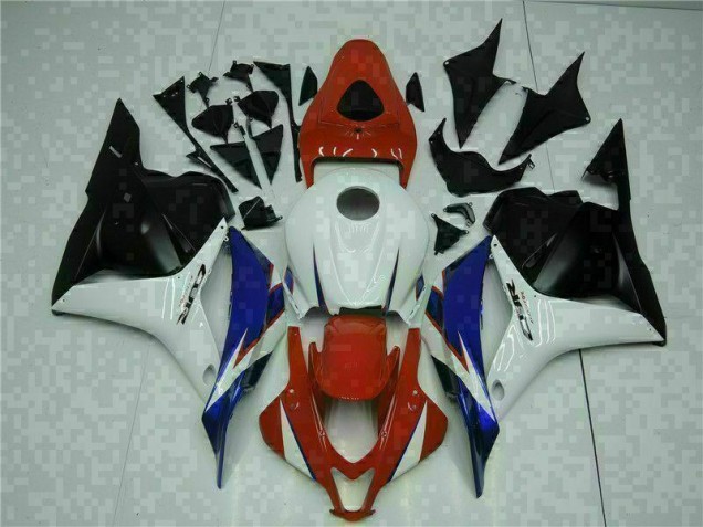 Weiß Rot Schwarz Blau 09-12 CBR600RR Motorrad Verkleidung Weiß Rot Schwarz Blau 09-12 CBR600RR Motorrad Verkleidung