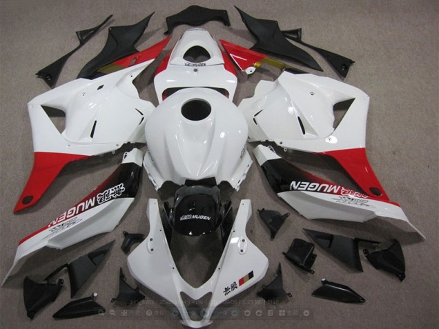 Weiß Rot Schwarz Mugen 09-12 CBR600RR Motorrad Verkleidung