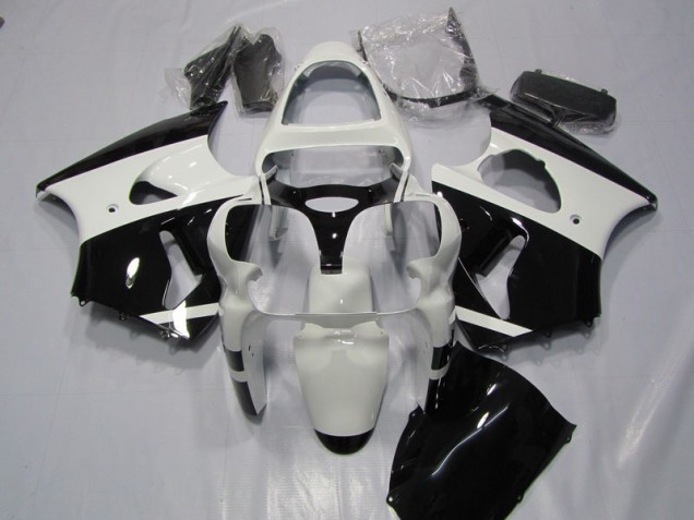 Weiß Schwarz 00-02 ZX6R Motorrad Verkleidung Weiß Schwarz 00-02 ZX6R Motorrad Verkleidung