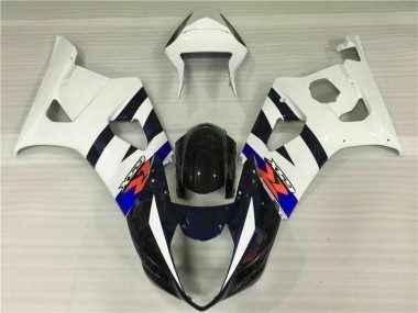 Weiß Schwarz 03-04 GSXR 1000 Motorrad Verkleidung Komplett Sets