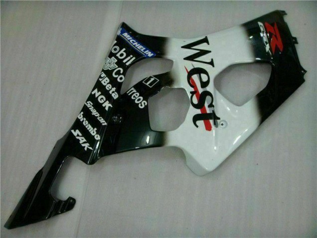 Weiß Schwarz 03-04 GSXR 1000 Motorrad Verkleidungen Weiß Schwarz 03-04 GSXR 1000 Motorrad Verkleidungen