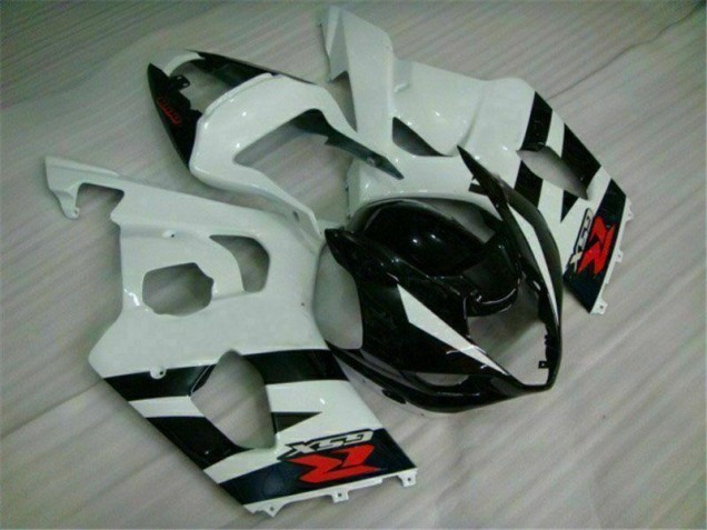 Weiß Schwarz 03-04 GSXR 1000 Motorrad Vollverkleidung Weiß Schwarz 03-04 GSXR 1000 Motorrad Vollverkleidung