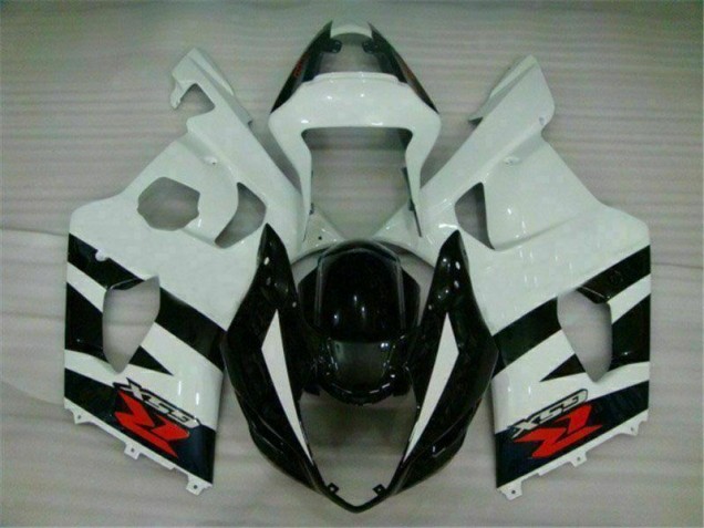 Weiß Schwarz 03-04 GSXR 1000 Motorrad Vollverkleidung Weiß Schwarz 03-04 GSXR 1000 Motorrad Vollverkleidung