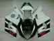 Weiß Schwarz 03-04 GSXR 1000 Motorrad Vollverkleidung Weiß Schwarz 03-04 GSXR 1000 Motorrad Vollverkleidung