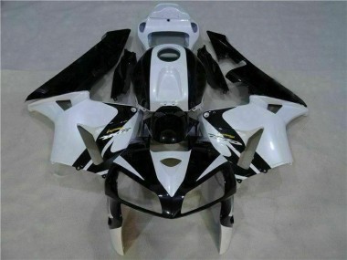 Weiß Schwarz 05-06 CBR600RR Motorrad Vollverkleidung