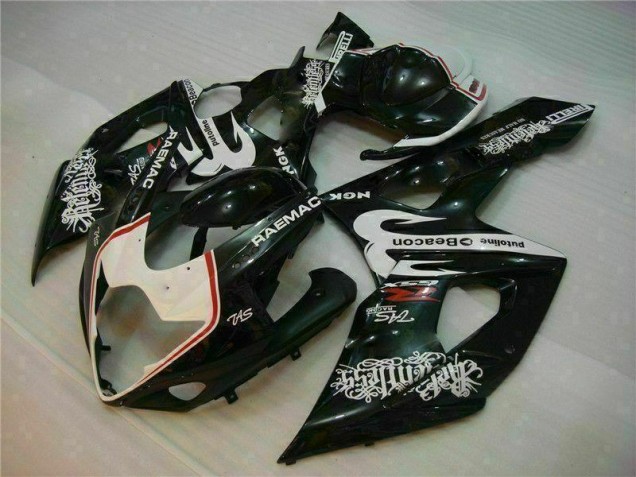 Weiß Schwarz 05-06 GSXR 1000 Motorrad Verkleidungen Weiß Schwarz 05-06 GSXR 1000 Motorrad Verkleidungen
