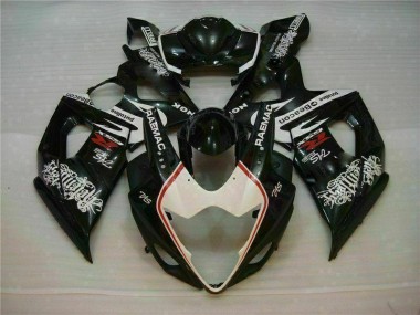 Weiß Schwarz 05-06 GSXR 1000 Motorrad Verkleidungen