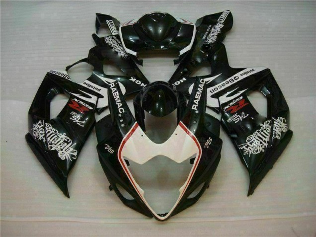 Weiß Schwarz 05-06 GSXR 1000 Motorrad Verkleidungen Weiß Schwarz 05-06 GSXR 1000 Motorrad Verkleidungen