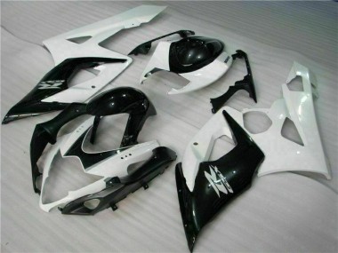 Weiß Schwarz 05-06 GSXR 1000 Motorrad Vollverkleidung