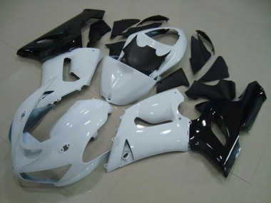 Weiß Schwarz 05-06 ZX6R Motorrad Verkleidung
