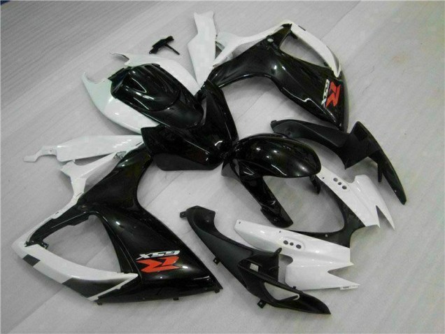Weiß Schwarz 06-07 GSXR 600/750 Motorrad Verkleidung
