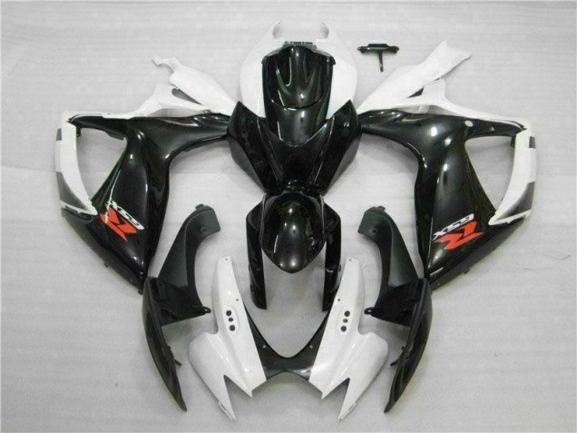 Weiß Schwarz 06-07 GSXR 600/750 Motorrad Verkleidungen Weiß Schwarz 06-07 GSXR 600/750 Motorrad Verkleidungen
