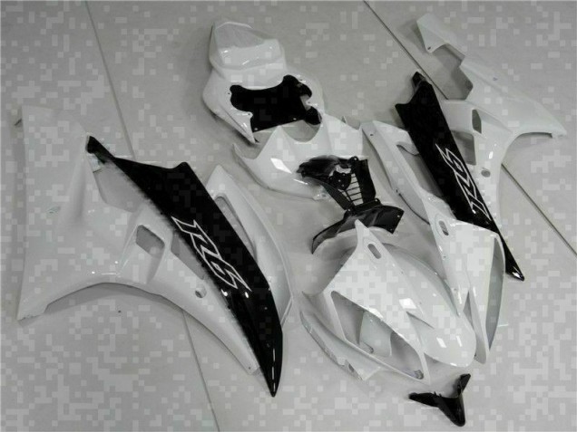 Weiß Schwarz 06-07 YZF R6 Motorrad Verkleidung & Plastik Weiß Schwarz 06-07 YZF R6 Motorrad Verkleidung & Plastik