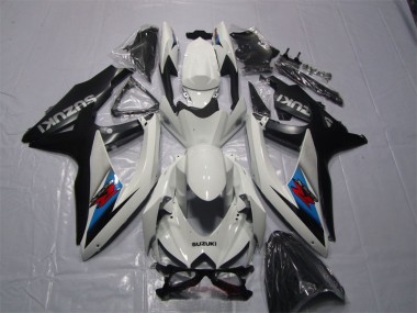 Weiß Schwarz 07-08 GSXR 1000 Motorrad Verkleidung