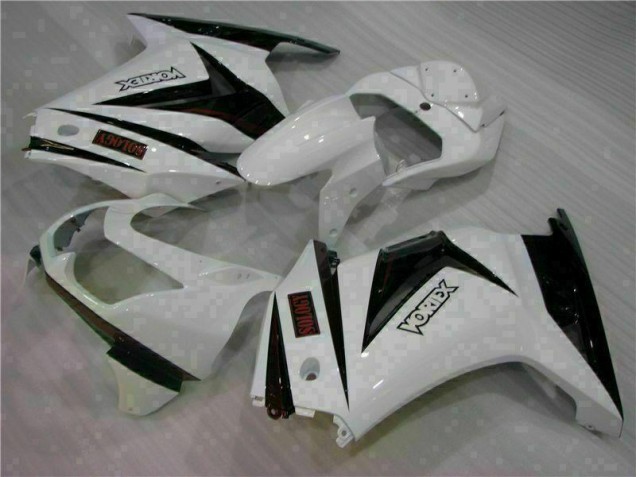 Weiß Schwarz 08-12 EX250 Motorrad Verkleidung Weiß Schwarz 08-12 EX250 Motorrad Verkleidung