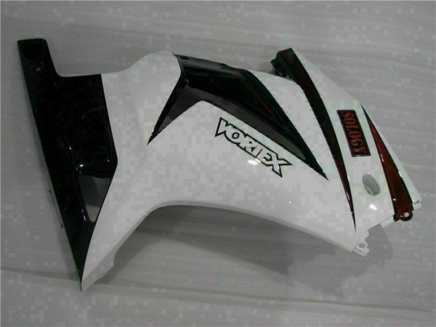 Weiß Schwarz 08-12 EX250 Motorrad Verkleidung Weiß Schwarz 08-12 EX250 Motorrad Verkleidung