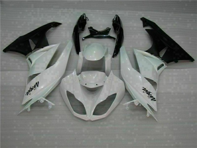 Weiß Schwarz 09-12 ZX6R Motorrad Verkleidungen Weiß Schwarz 09-12 ZX6R Motorrad Verkleidungen
