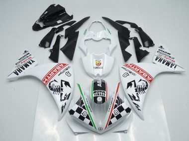 Weiß Schwarz Abrath 09-11 YZF R1 Motorrad Verkleidung