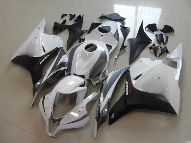 Weiß Schwarz Grau 09-12 CBR600RR Motorrad Verkleidung