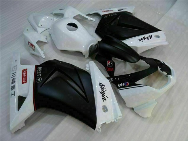 Weiß Schwarz Ninja 08-12 EX250 Motorrad Verkleidung